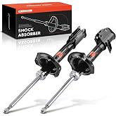 A-Premium Rear Bare Struts W/o Coil Spring, Set of 2 | Compatible with Subaru Forester 1998-2002 H4 2.5L, No Self Leveling Suspension - 2x Replacement Suspension Shock Absorber