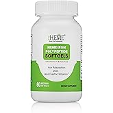 Pharmvista Heme Iron Polypeptide Softgels - with Vitamin C & Folic Acid - Gluten Free, Non-GMO - 60 Count