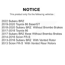SIM Front Rear Semi-Metallic Brake Pads Kit