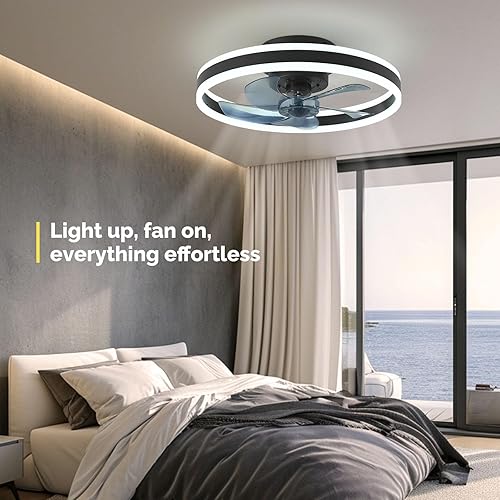 Orison Smart Ceiling Fans with Lights Compatible with Alexa and - Main Image