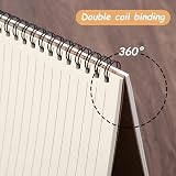 Yafe 5 Packs A4 Spiral Notebook 60 Sheets 120 Pages Kraft Cover Wirebound view 3