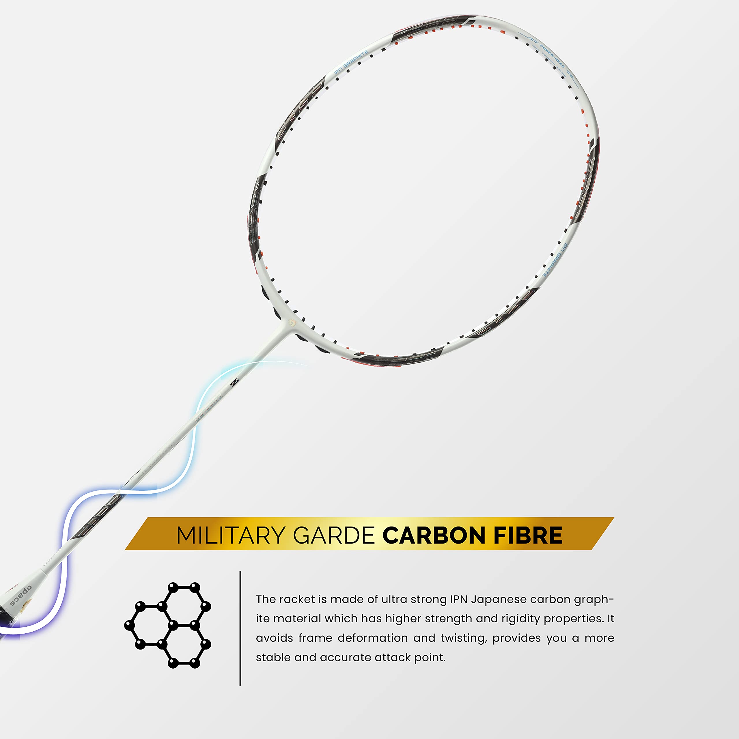 Mua Apacs Z-Ziggler (Unstrung, 38 LBS Max Tension) 6.4mm Slim Shaft ...