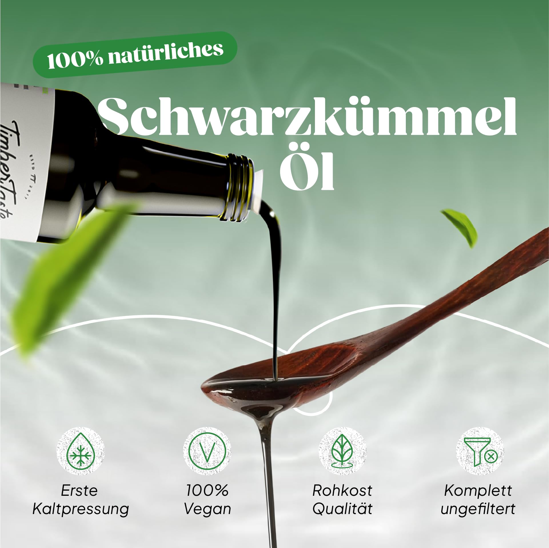 Black Seed Oil Bio Schwarzkümmelöl ungefiltert 250ml – Ägyptisches Schwarzkümmel Öl mit hohem Thymochinongehalt (4600 mg/1000 ml) aus deutscher Ölmanufaktur 2