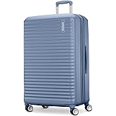 American Tourister Stratum 3.0 Large 28-Inch Spinner, Airline Approved, Durable Hardside Luggage, Expands 1.5", RightHeight&trade; Adjustable Handle, Elemental Blue