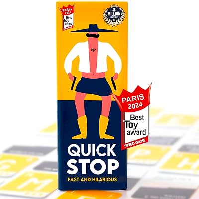 ATM Gaming QUICKSTOP Board Game for 2-7 Players | Family Party Card Game 10+