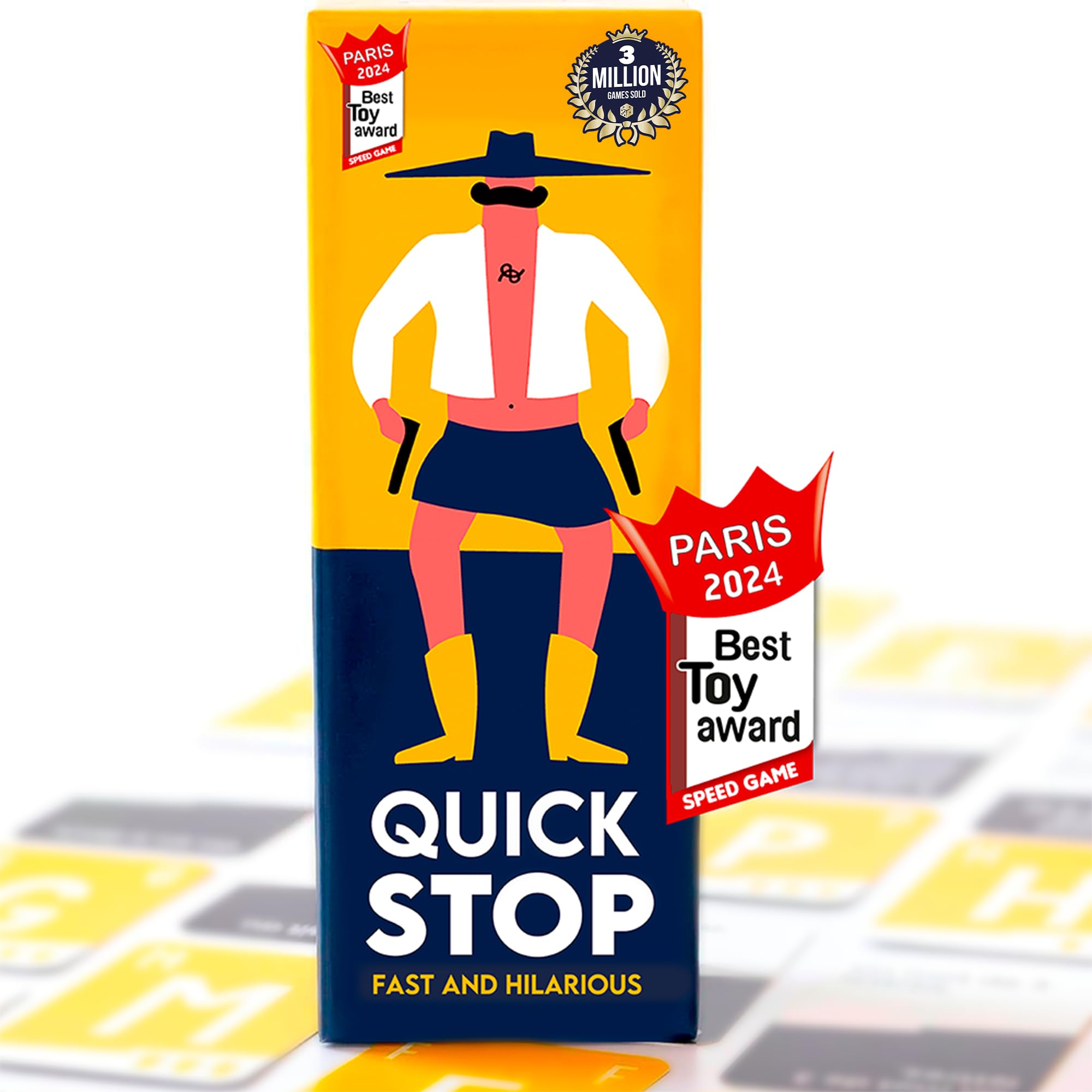 QUICKSTOP | Board Game for Family and Friends | Award Winning Party Game | Fast and Hilarious | 2-7 players | Card Game Ages 10+ | 30 min Playing Time — image 1