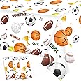 QIYANPAX 3 Pack Sports Birthday Party Decorations Sports Table Cloth Soccer Basketball Baseball Football Tablecloths for All Star Sports Themed Party Decorations, 54 x 108 Inch