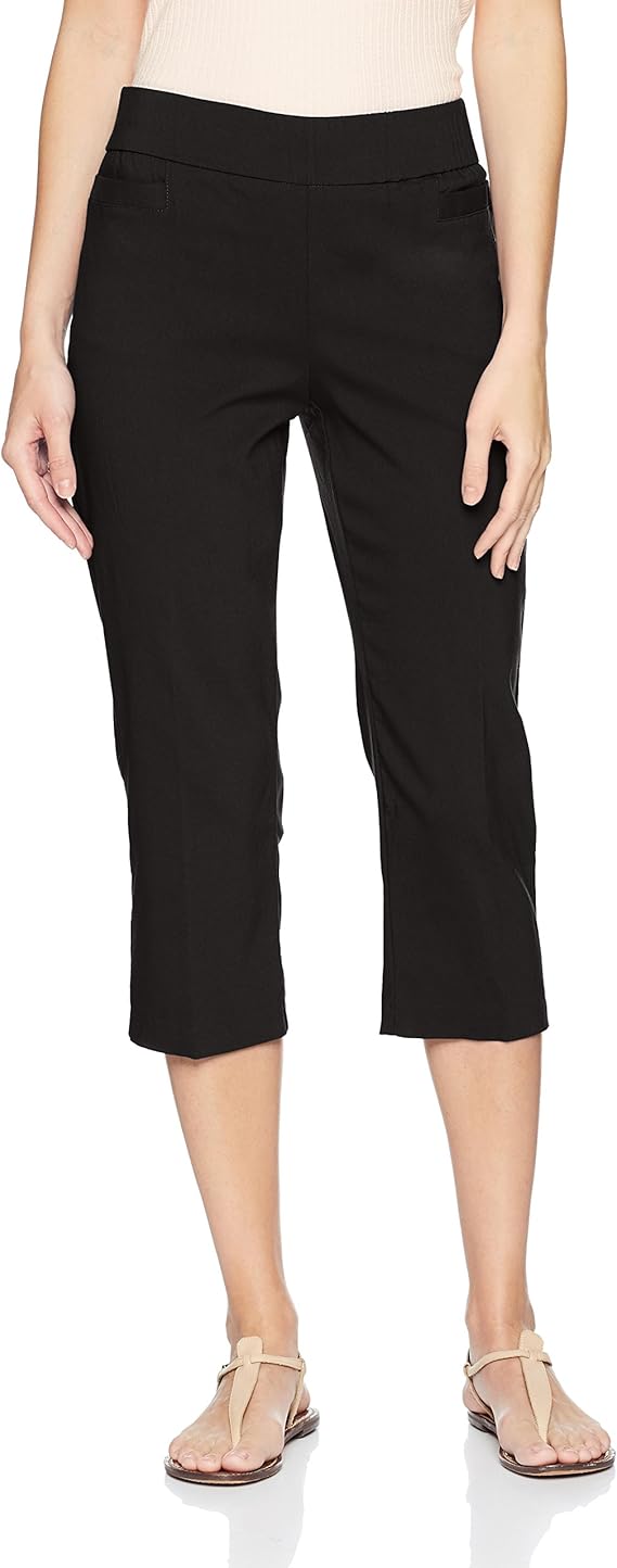 Briggs New York Womens Pull on Capri with L Pocket at Amazon Women’s Clothing store