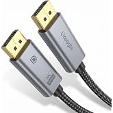 Ureegle DisplayPort 1.4 Cable 1.5FT/1Pack, 32.4Gbps 8K@60Hz, 4K@144Hz | DP to DP Cable for Gaming PCs,FreeSync G-Sync Laptops, Monitors &amp; Projectors, Ideal Short Size for Tidy Cable Routing