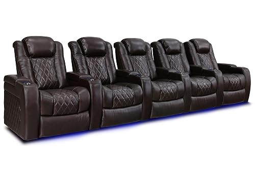 Valencia Tuscany Home Theater Seating | Premium Top Grain Italian Nappa ...