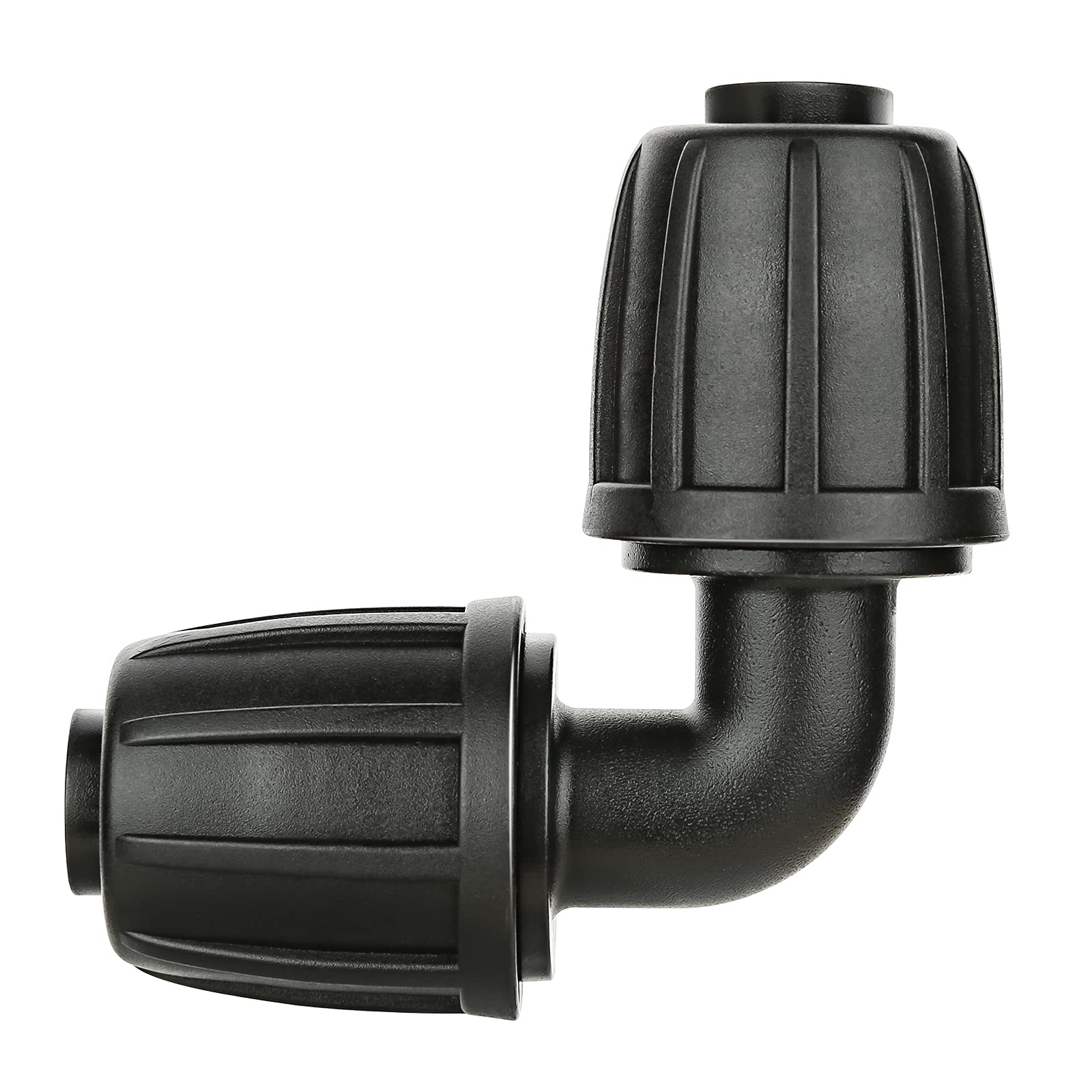 Photo 1 of La Farah 1/2 inch Drip Irrigation Fittings, Lock Barbed Elbow Connectors fit Most Rain Bird,Orbit,Dig,Toro 1/2" Drip Irrigation Tubing - Pack of 10