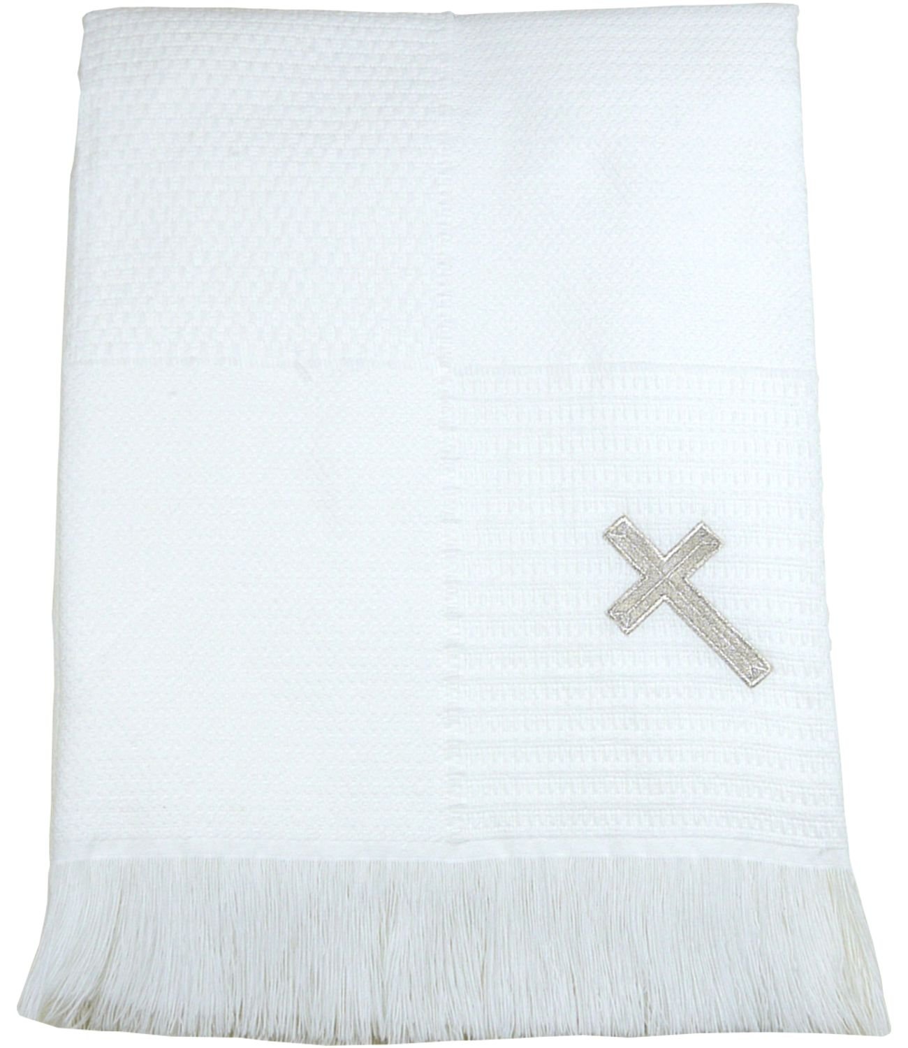 BabyPrem Baby Blanket Shawl Cross Christening Baptism