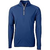 Cutter & Buck Mens Adapt Eco Knit Stretch Recycled Mens Quarter Zip Pullover