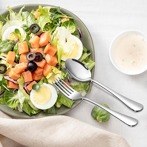 12 Pcs Forks and Spoons Silverware Set,Stainless Steel Fork and Spoon Set Food Grade Flatware Cutlery Set for Home,Kitchen and Restaurant ,6 Dinner Fo 12-Piece Kids Silverware Set: Safe Stainless Steel Forks \u0026 Spoons