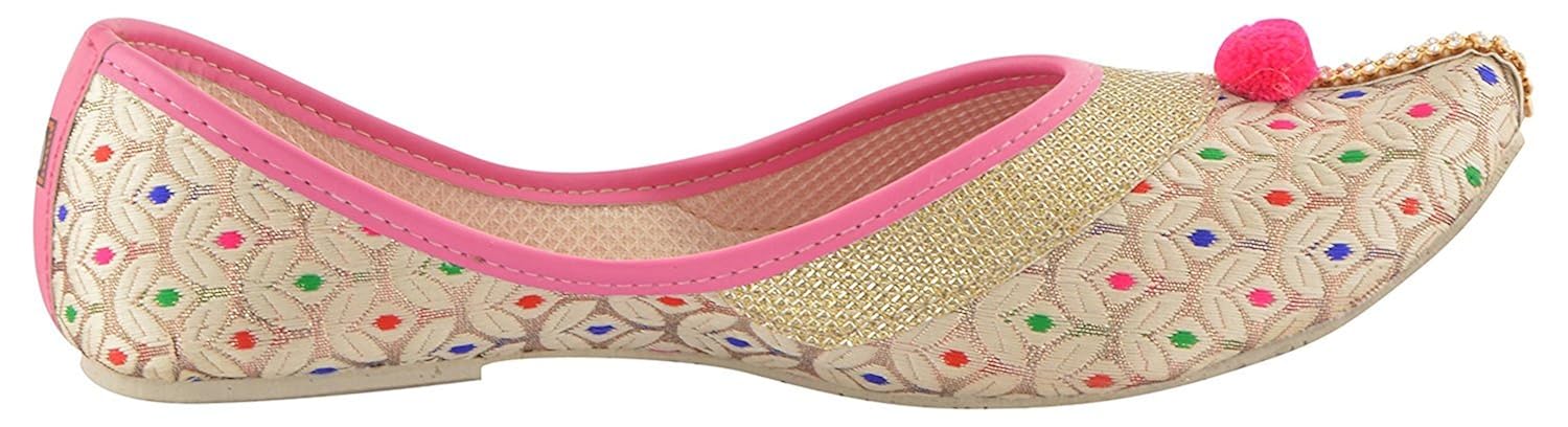 babes women's rajasthani synthetic shoes