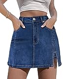 Angerella Skorts Skirts for Women Denim Mini Skirt