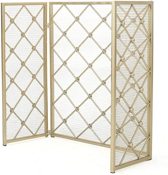 FF Antichispas para Chimenea Plegables 3 del Panel Pantallas De