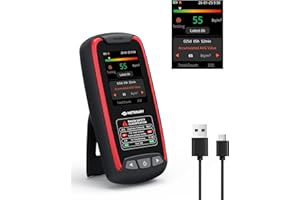 METRINARY Radon Detector for Home, Portable Radon Monitor with TFT Color Display, Rechargeable Radon Tester Quick Result 6 Ho