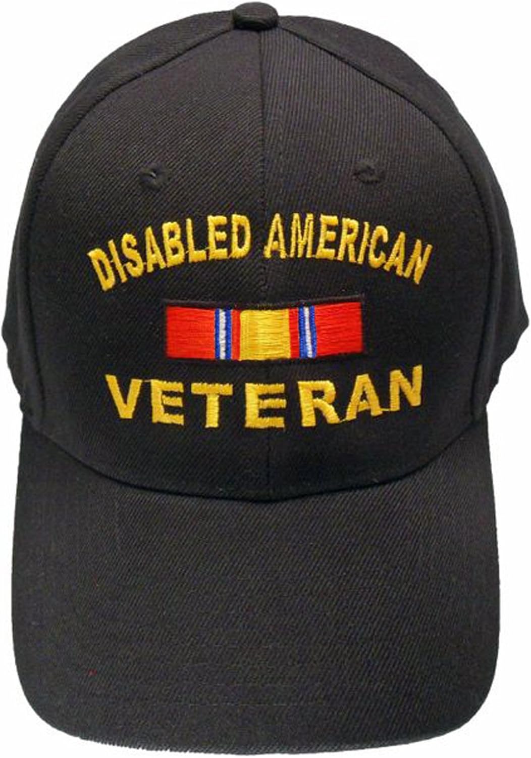DAV Cap Disabled American Veteran Baseball Cap Black Hat Army Navy