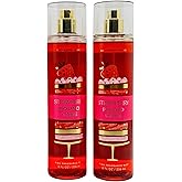 Bath & Body Works Fragrance Mist, Gift Set of 2, 8oz Each (Strawberry Pound Cake)