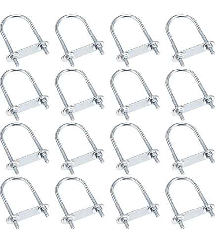 Amazon.com: National Hardware N222-075 2190 U Bolts in Zinc