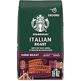 Starbucks Ground Coffee, Dark Roast Coffee, Italian Roast, 100% Arabica, 1 bag (18 oz)