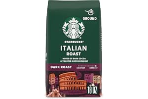Starbucks Ground Coffee, Dark Roast Coffee, Italian Roast, 100% Arabica, 1 bag (18 oz)