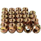 24PCS,14mmx1.5 OEM Factory Wheel Lug Nuts for Sliverado Sierra 1500 Yukon | for Avalanche,Suburban,Express 2500 C2500 K2500,Escalade,Traverse Yukon,M14x1.5 Studs 6 Lug Wheel