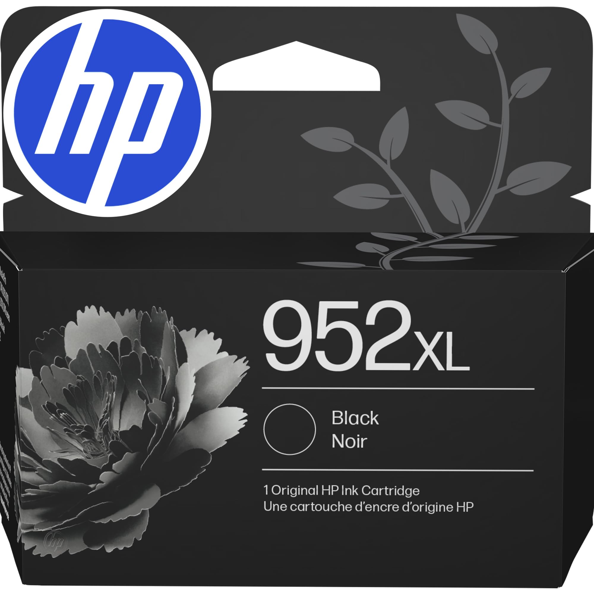 Cartucho de tinta negro de alto rendimiento HP 952XL | Funciona con OfficeJet 8702, Pro 7720, 7740, 8210, 8710, 8720, 8730, 8740 Series | F6U19AN