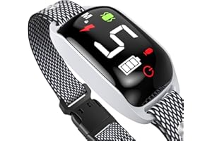 Dog Bark Collar, Rechargeable Bark Collar for Large Dog with 5 Adjustable Sensitivity, Smart Anti Bark Collar with Beep Vibration Shock for Medium Small Dogs, Coolait Barking Shock Training Collar