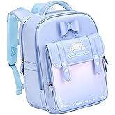 Many Rainbows Cinnamoroll Japanese Cartoon Character Backpack School Bag with Bow
