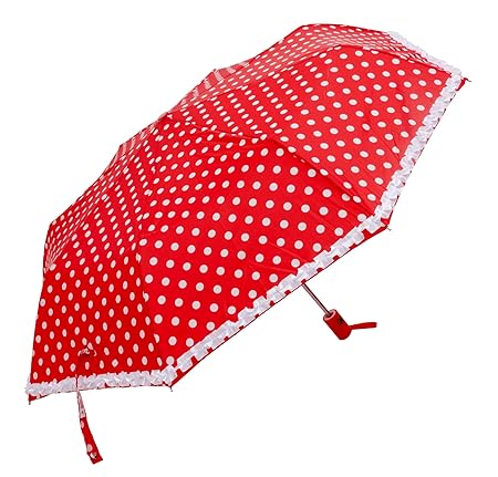 Red Folding Umbrella (Crystalred)