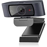 Angetube 1080P Streaming Camera，Computer PC Camera with Privacy Cover | 2 Mics, Plug &amp; Play, USB C Adapter,Student Webcam for Teams/Meeting/Online Class, College Dorm Back to School Essential