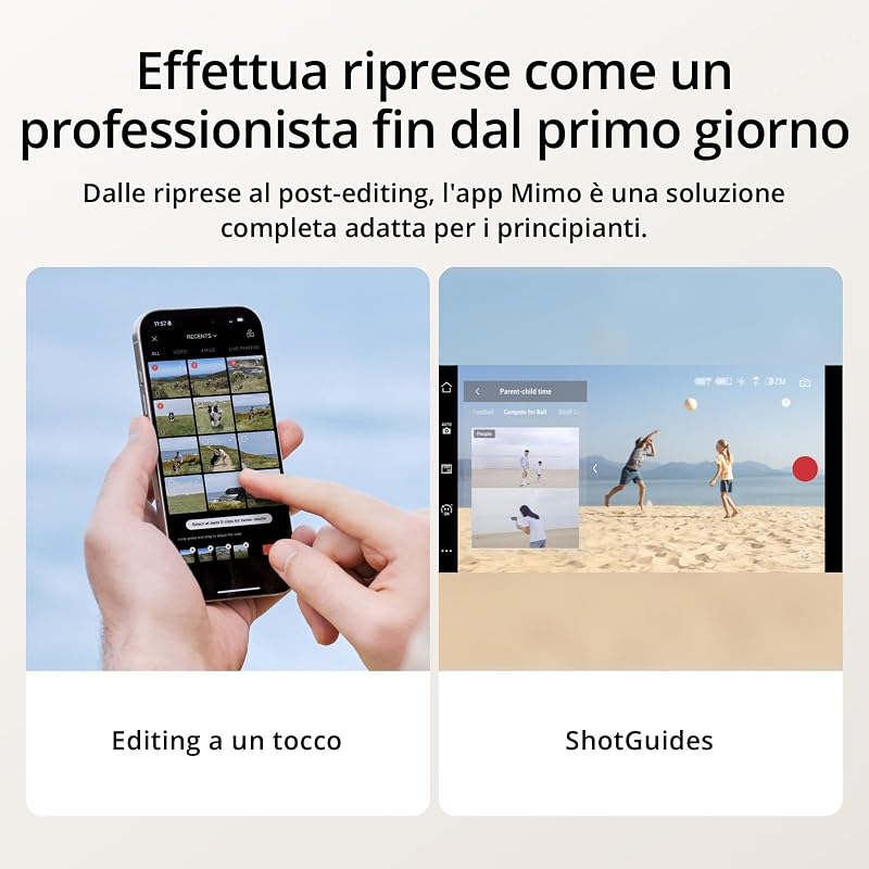 Osmo Mobile 7P Stabilizzatore per iPhone, Android, Tracciamento nativo