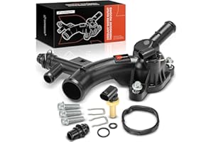 A-Premium Thermostat Housing Assembly Replacement for Chevrolet Cruze 2011-2015 Cruze Limited Sonic Trax Buick Encore 1.4L Pl