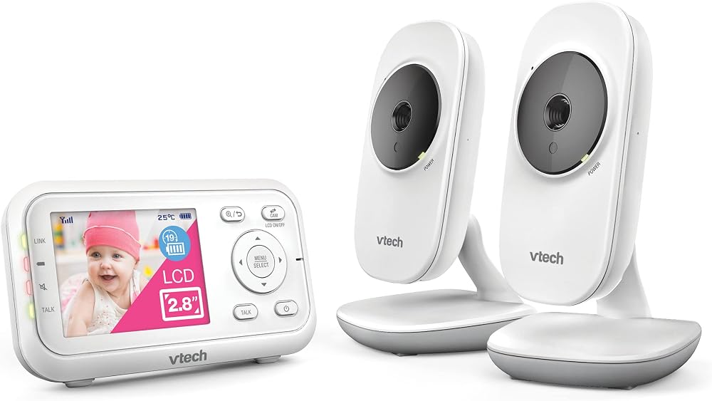 VTech VM3250-2 Video Baby Monitor with 2 Cameras 2.8 Cosmetic LCD 19 Hr