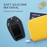 kwmobile Silicone Car Key Cover for BMW 7 5 X3 X4 X5 i8 6 GT - Black/Blue view 4