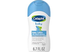 Cetaphil Baby Daily Lotion with Organic Calendula, Hypoallergenic, Sweet Almond & Sunflower Oils,6.7 Fl. Oz (Packaging May Vary)