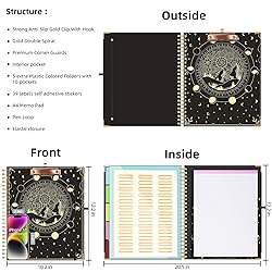 Ospelelf Clipboard Folio with Notepad for Letter