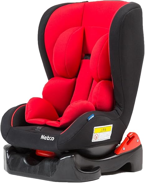 Amazon Co Jp 安全性を追求したスリムタイプのチャイルドシート 欧州安全基準 Ece R44認定 新生児から乳幼児まで使える 0 4歳 ふかふかシートカバーは洗濯可能 ドライブ中も安定した座り心地 レッド色 車 バイク