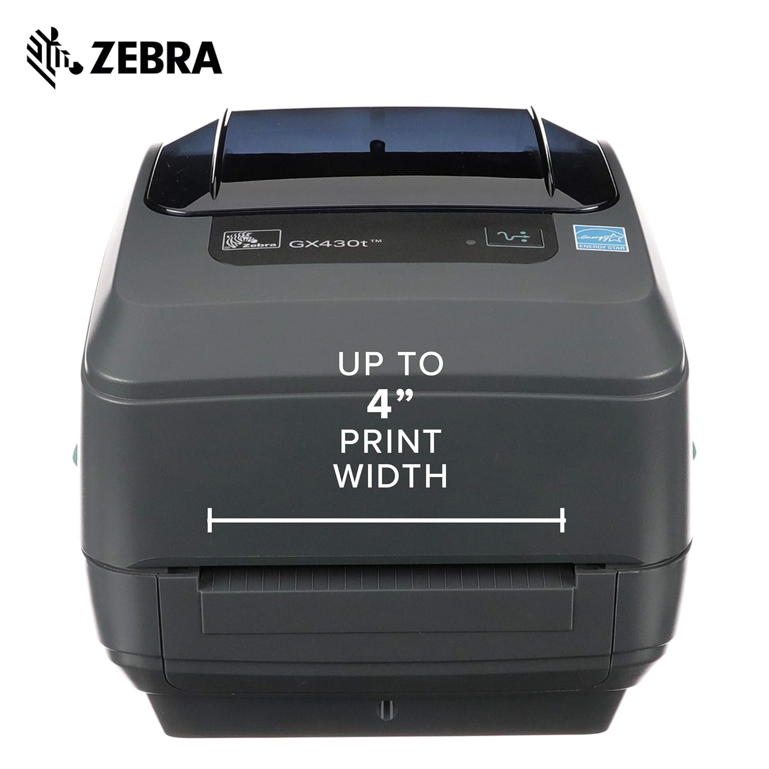 Zebra GX430t Thermal Transfer Desktop Printer Print Width of 4 in USB Serial Parallel and Ethernet Connectivity GX43-102410-000: Industrial & Scientific