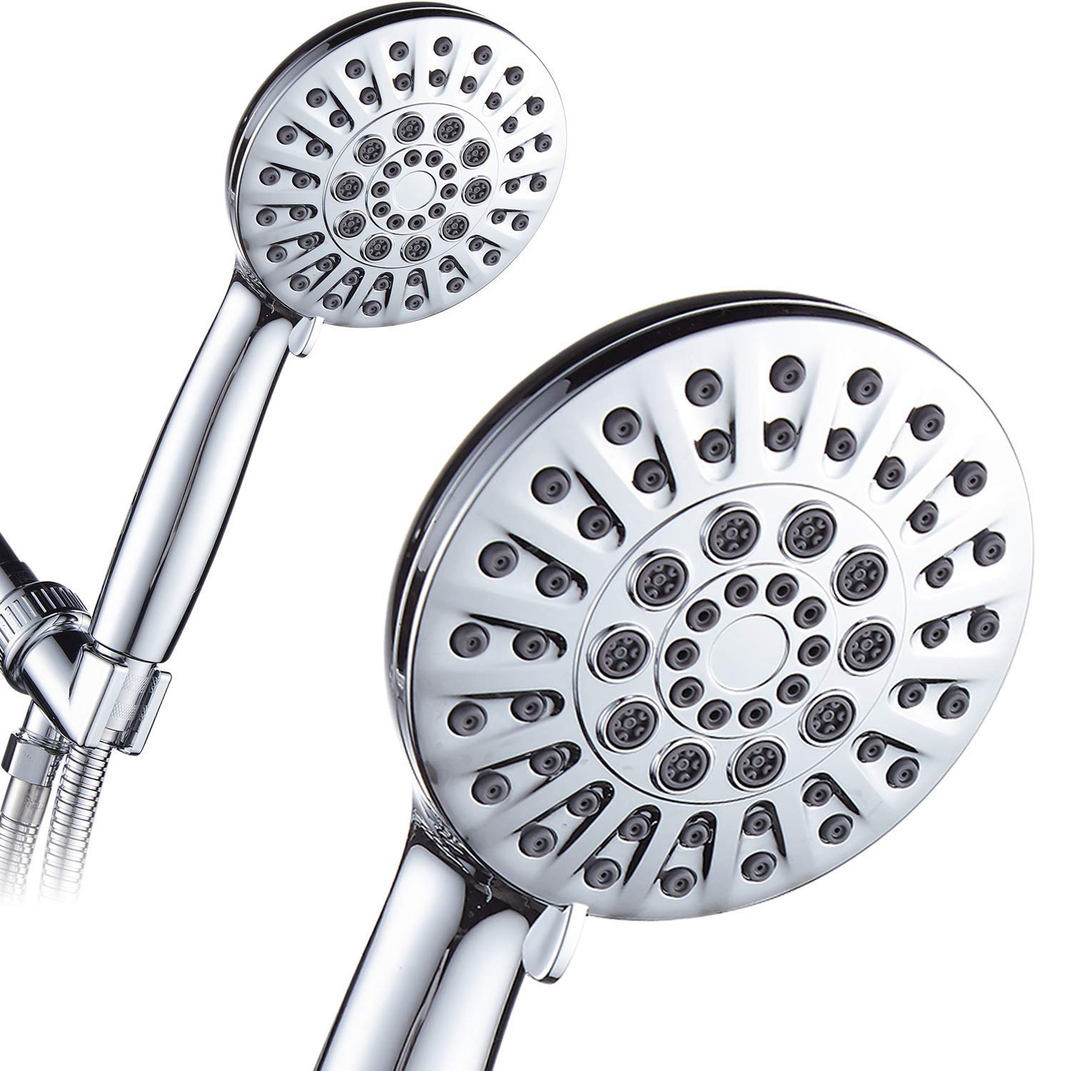 Handheld Shower Head with Hose,6 Spray Setting High Pressure Hand Held