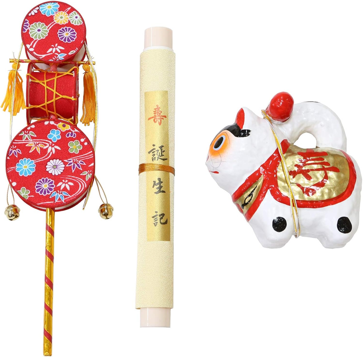 Amazon Co Jp お宮参り 誕生記3点セット 日本製 誕生記 犬張子 でんでん太鼓 服 ファッション小物 Amazon Co Jp お宮参り 誕生記3点セット 日本製 誕生記 犬張子 でんでん太鼓 服 ファッション小物