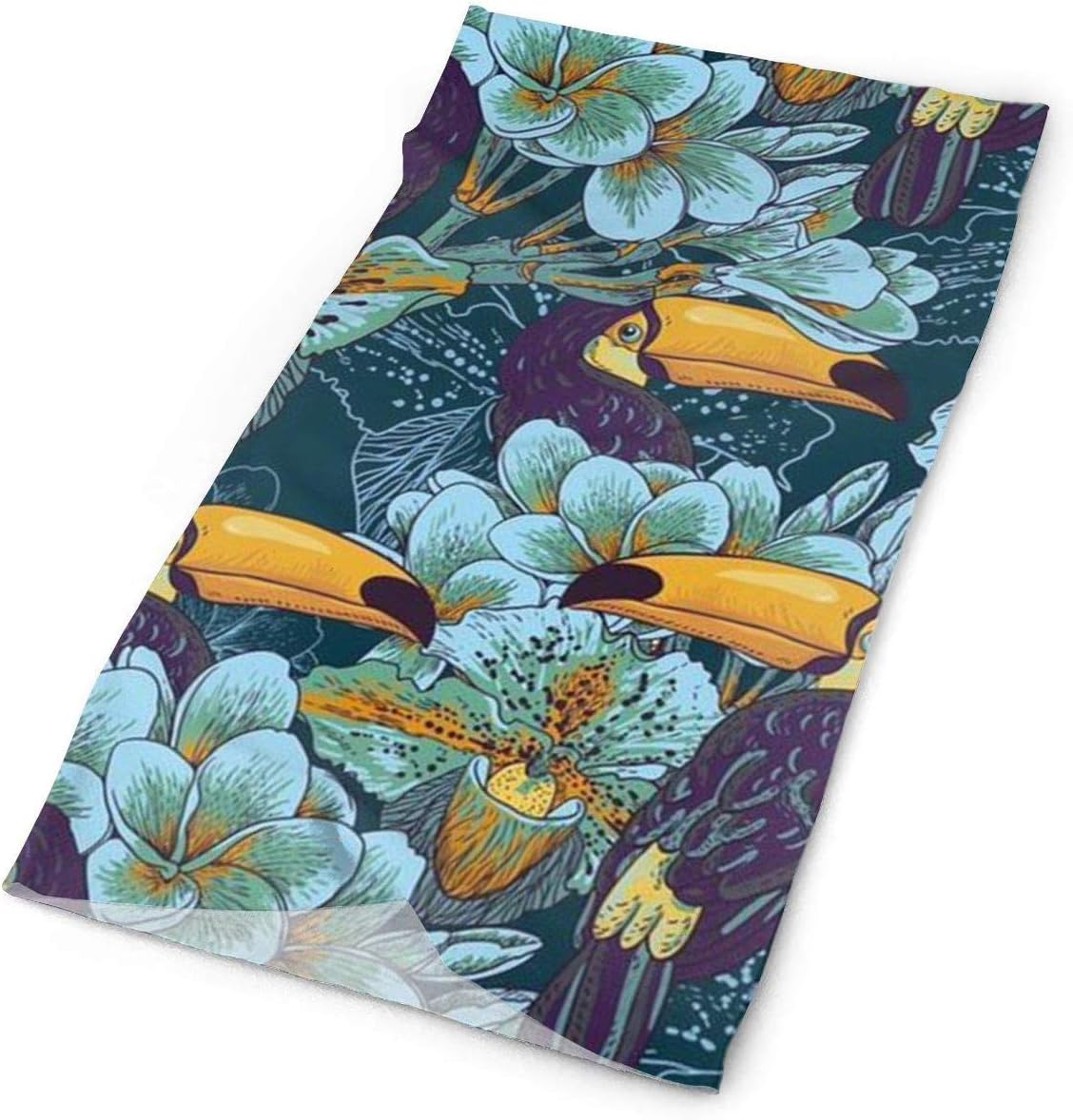 Outdoor Multi-use Elastic Seamless Headband Hornbill Toucan Bird Bandana Headwrap Headscarves Fashion Magic Scarf