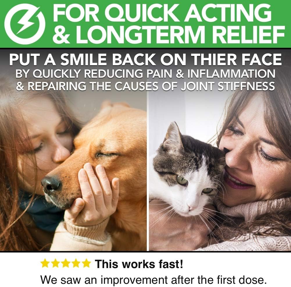 The Healthy Dog Co, Joint Supplements for Dogs Drip on Food, Cat and Dog Supplements for Joints - Image 5