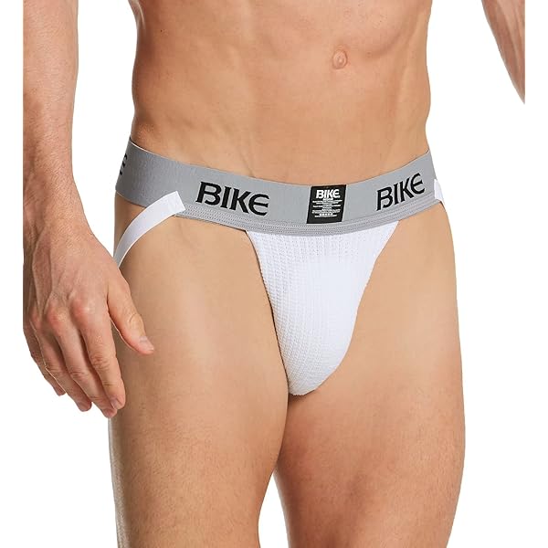 Bike Men's Classic Comfort Jockstrap, BAS304, White, XL at Amazon