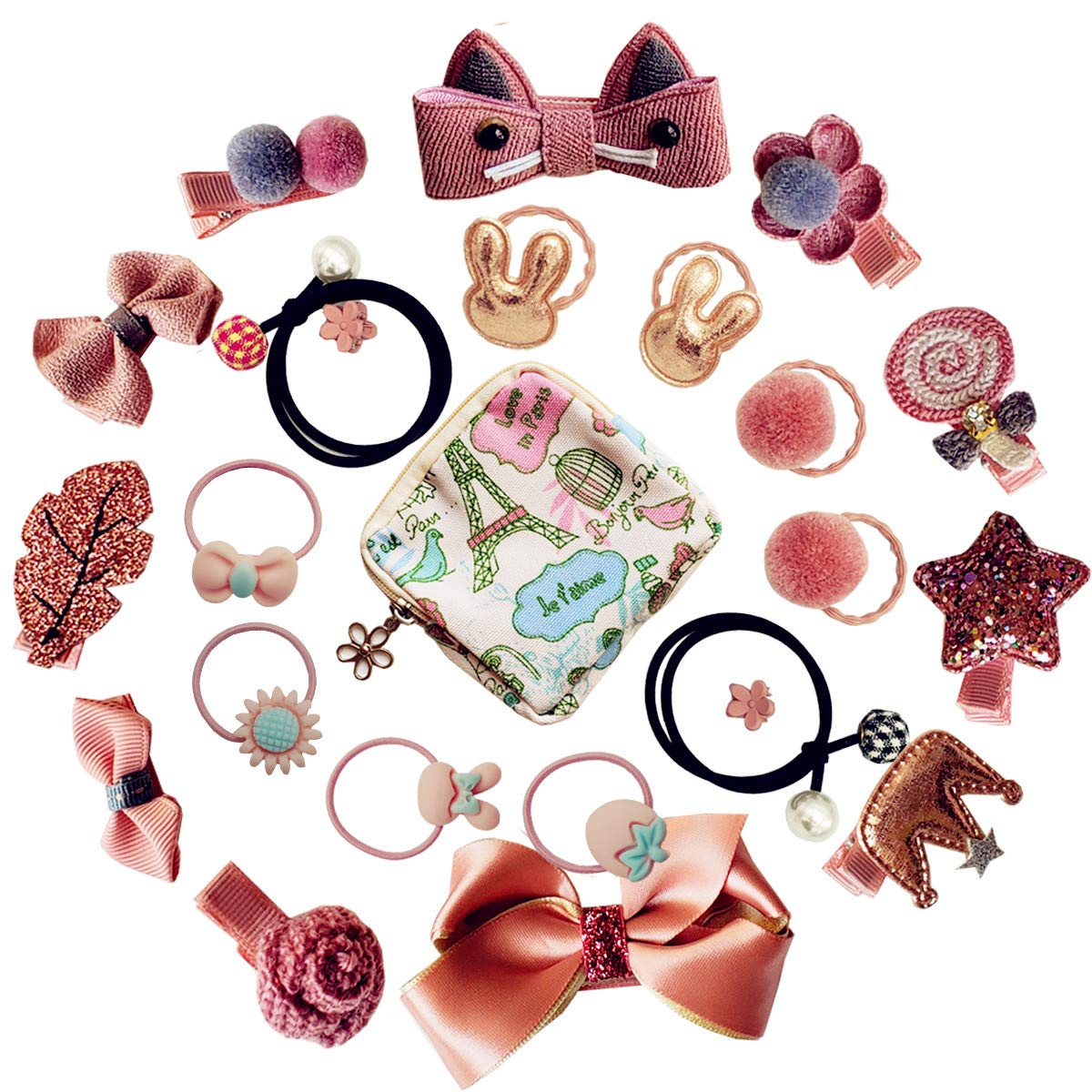 Amazon Com 25pcs Baby Girls Hair Bows Barrettes Hair Clips