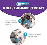 Outward Hound Snoop Durable Treat Dispensing Toy Large Blue Planet Dog view 5