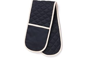 Starfrit Gourmet Bistro - Double-Ended Kitchen Mitt - Cotton Blend - Large Pockets - Trivet Function