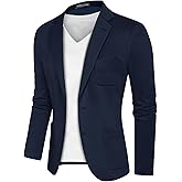 PJ PAUL JONES Mens Casual Sport Coat Blazer Two Buttons Lightweight Business Jackets